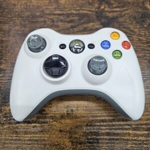 Microsoft Xbox 360 Wireless Controller Genuine Official OEM White Gamepad